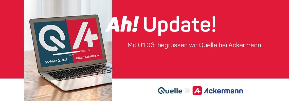 Willkommen Quelle Kunden!