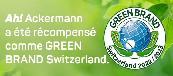 Green Brand sur ackermann.ch