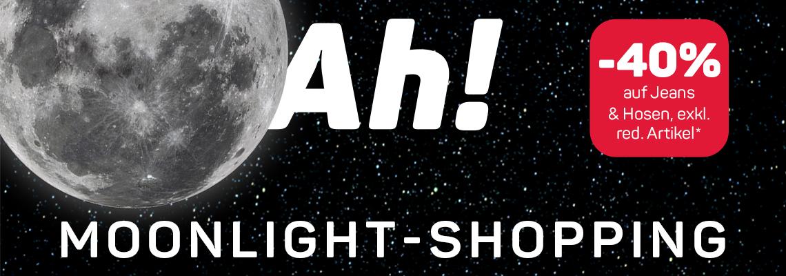 Ah! Moonlight-Shopping – -40% auf Jeans & Hosen, exkl. red. Artikel*