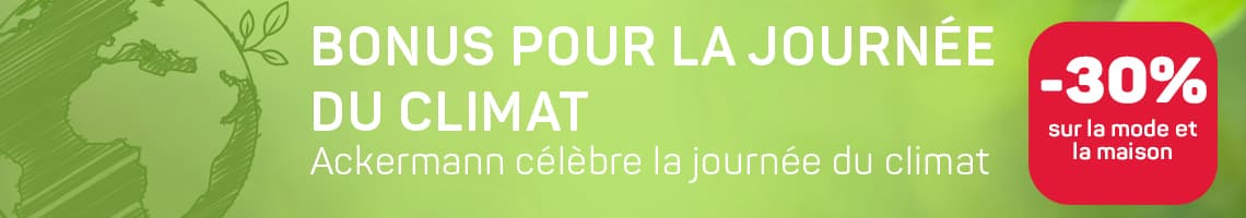 Bonus pour la journée du climat sur ackermann.ch