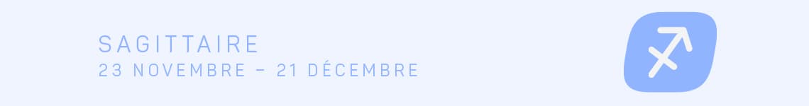 Sagittaire 23. Novembre - 21. Décembre