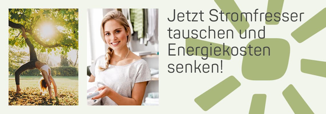 Jetzt Stromfresser tauschen und Energiekosten senken!