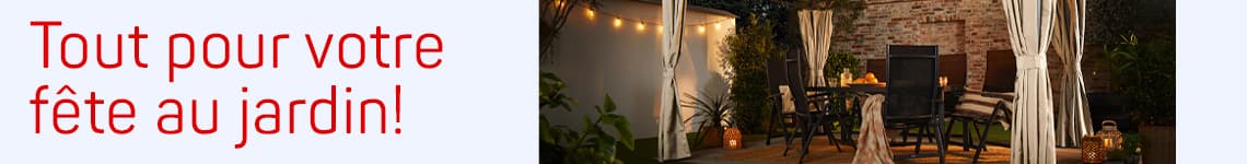 Tout pour votre fête au jardin!