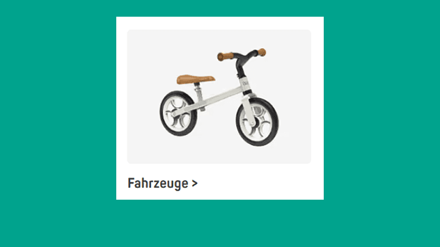 Fahrzeuge – helles Laufrad für Kinder mit zwei Rädern, Sattel und Lenker auf weissem Hintergrund