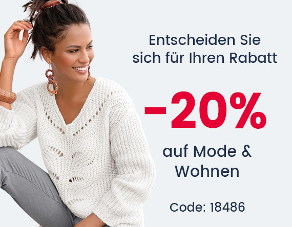 20% auf Mode und Wohnen bei Ackermann.ch