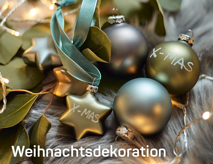 Weihnachtsdekoration auf ackermann.ch