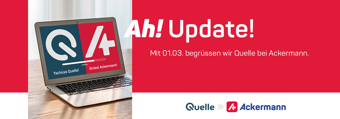 Willkommen Quelle Kunden!