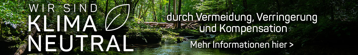 Wir sind Klimaneutral